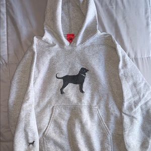 Kids Classic Hooded Black Dog Hoodie 🐾